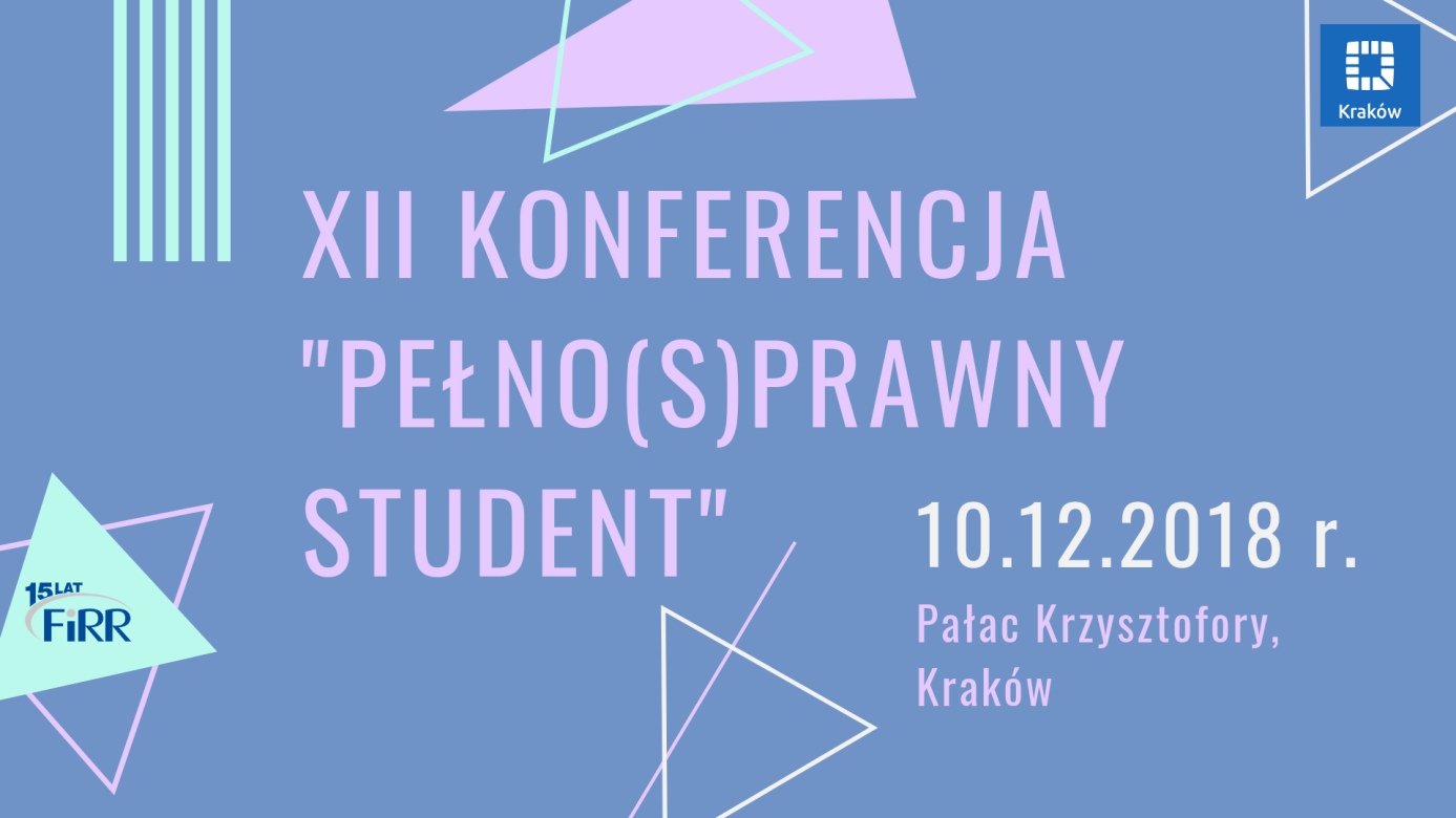 Banner Konferencji Pełno(s)prawny Sudent XII