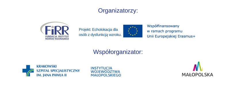 logotypy organizatorów oraz współorganizatora warsztatów z echolokacji