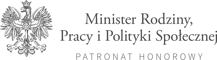 Logotyp Patronat Honorowy Ministra Rodziny, Pracy i Polityki Społecznej