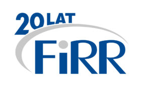 Logotyp 20-lecia FIRR